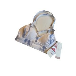 Calia Women's Strappy Racerback Bikini Top Python Peri Dusk‎